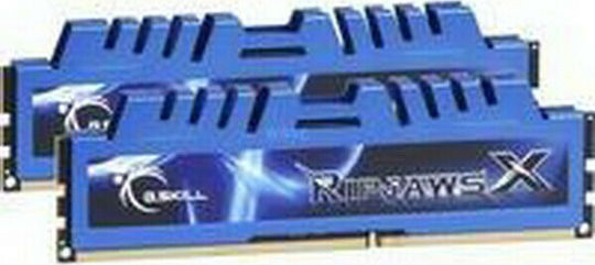 G.Skill RipjawsX DDR3 16GB RAM με 2x8GB Modules και Ταχύτητα 1600 για Desktop