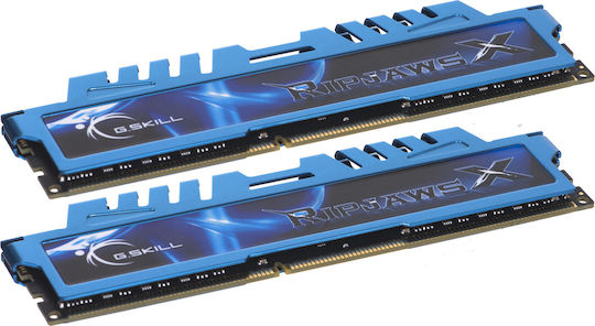 G.Skill RipjawsX DDR3 16GB RAM με 2x8GB Modules και Ταχύτητα 1600 για Desktop