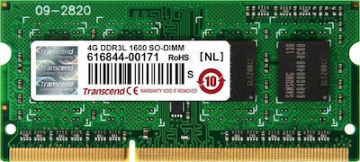 Kingston Valueram DDR3L με Module 1x4GB και Ταχύτητα 1600 για Desktop