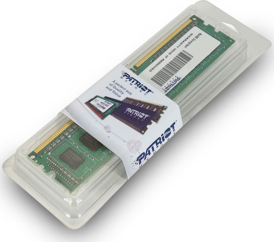 Patriot DDR3 με Module 1x4GB και Ταχύτητα 1333 για Desktop