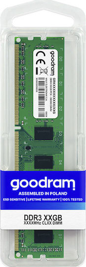 GoodRAM DDR3 με Module 1x4GB και Ταχύτητα 1600 για Laptop