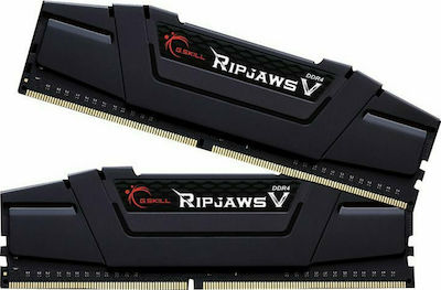 G.Skill Ripjaws V 8GB DDR4 RAM με 2 Modules (2x4GB) και Ταχύτητα 3200 για Desktop