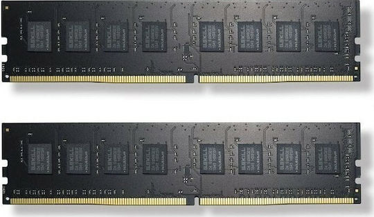 G.Skill Value 8GB DDR4 RAM cu 2 module (2x4GB) și Viteză 2400 pentru Desktop