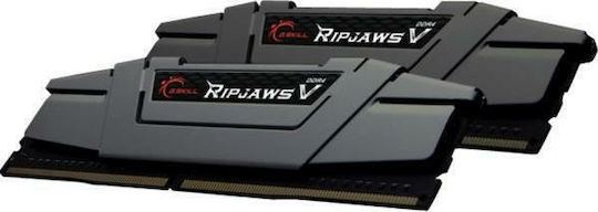 G.Skill Ripjaws V 16GB DDR4 RAM με 2 Modules (2x8GB) και Ταχύτητα 3000 για Desktop