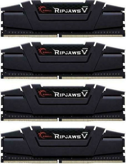 G.Skill Ripjaws V DDR4 32GB RAM με 4x8GB Modules και Ταχύτητα 3200 για Desktop