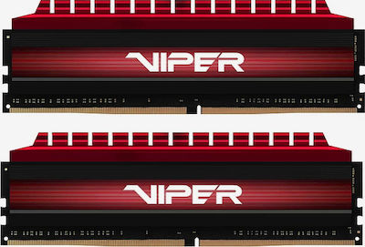 Patriot Viper 4 Series 16GB DDR4 RAM με 2 Modules (2x8GB) και Ταχύτητα 3000 για Desktop