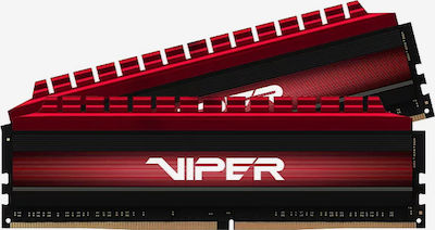 Patriot Viper 4 Series 16GB DDR4 RAM με 2 Modules (2x8GB) και Ταχύτητα 3000 για Desktop