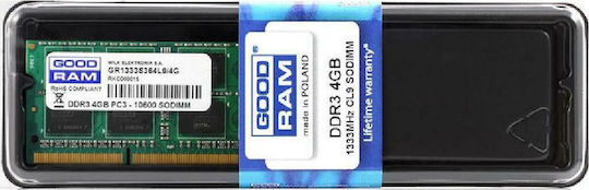 GoodRAM 4GB DDR3 RAM mit Geschwindigkeit 1600 für Laptop