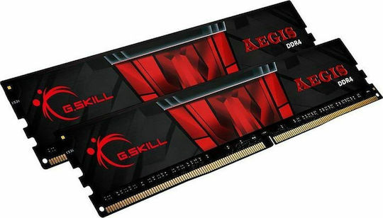 G.Skill Aegis DDR4 16GB RAM με 2x8GB Modules και Ταχύτητα 3000 για Desktop
