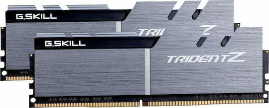 G.Skill Trident Z 16GB DDR4 RAM με 2 Modules (2x8GB) και Ταχύτητα 3200 για Desktop