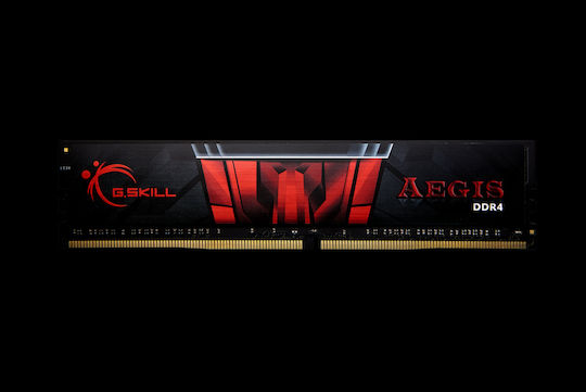 G.Skill Aegis 8GB DDR4 RAM with 2 Modules (2x4GB) and 2400 Speed for Desktop