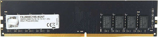 G.Skill Value DDR4 με Module 1x8GB και Ταχύτητα 2666 για Desktop