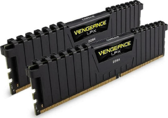 Corsair Vengeance LPX DDR4 16GB RAM με 2x8GB Modules και Ταχύτητα 2933 για Desktop