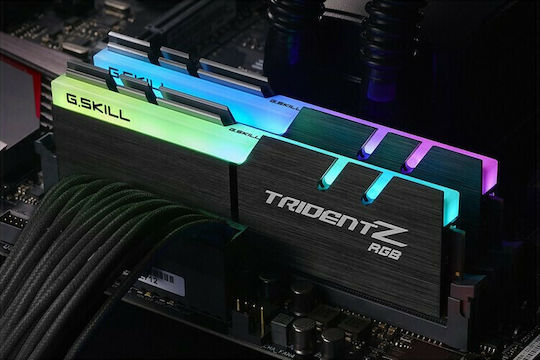 G.Skill Trident Z RGB DDR4 32GB RAM με 2x16GB Modules και Ταχύτητα 3200 για Desktop