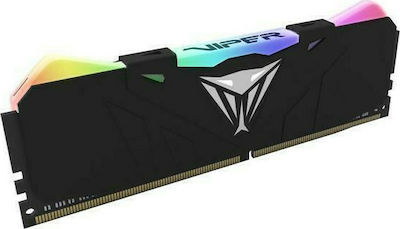 Patriot Viper RGB 16GB DDR4 RAM με 2 Modules (2x8GB) και Ταχύτητα 3200 για Desktop