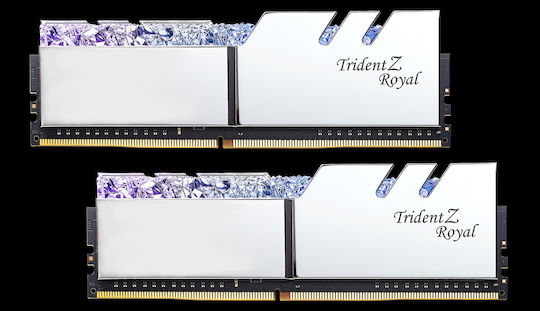 G.Skill Trident Z Royal DDR4 16GB Memorii RAM Cu 2x8GB Module Și Frecvență 3600 Pentru Desktop