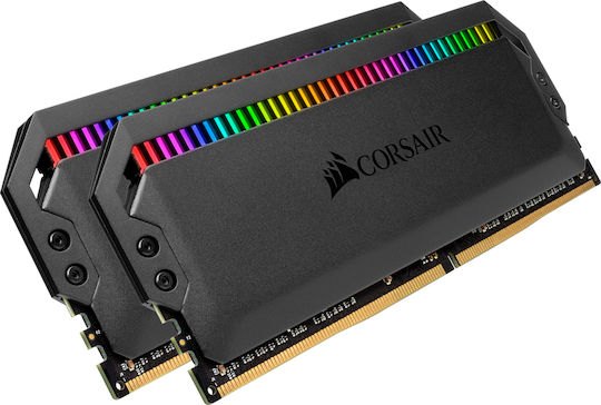 Corsair Dominator Platinum RGB DDR4 16GB RAM με 2x8GB Modules και Ταχύτητα 3200 για Desktop