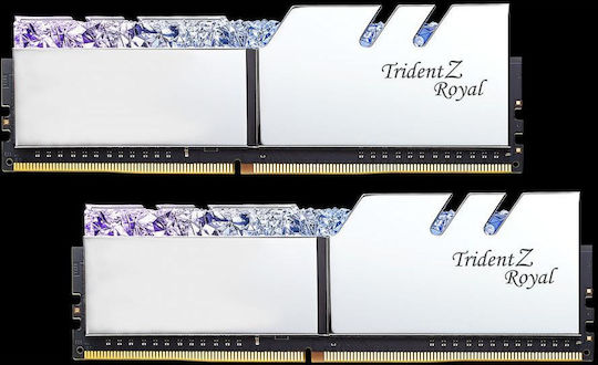 G.Skill Trident Z Royal DDR4 16GB RAM με 2x8GB Modules και Ταχύτητα 4266 για Desktop