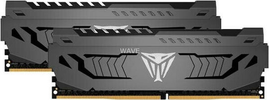 Patriot Viper Steel DDR4 16GB RAM με 2x8GB Modules και Ταχύτητα 4000 για Desktop