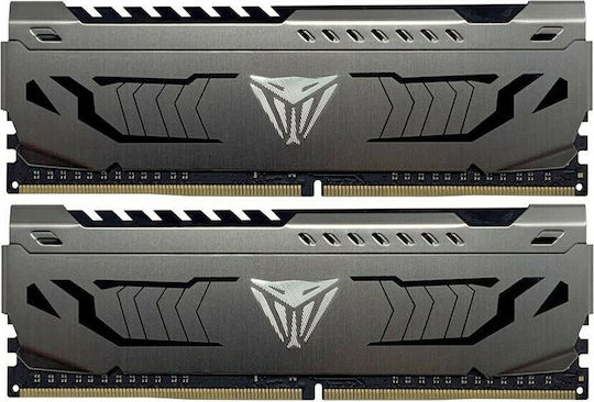 Patriot Viper Steel DDR4 16GB RAM με 2x8GB Modules και Ταχύτητα 3200 για Desktop