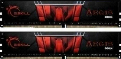 G.Skill Aegis DDR4 32GB RAM με 2x16GB Modules και Ταχύτητα 3200 για Desktop
