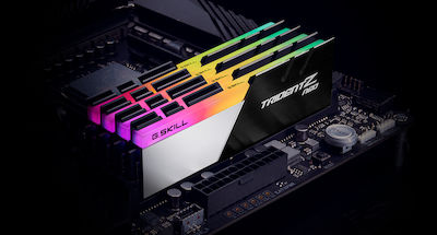 G.Skill Trident Z Neo 32GB DDR4 RAM με 4 Modules (4x8GB) και Ταχύτητα 3600 για Desktop