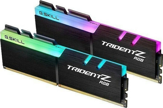 G.Skill Trident Z RGB DDR4 32GB RAM με 2x16GB Modules και Ταχύτητα 3600 για Desktop