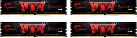 G.Skill Aegis DDR4 DDR4 64GB RAM με 4x16GB Modules και Ταχύτητα 3200 για Desktop
