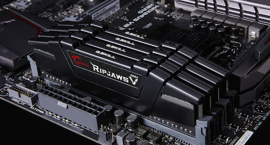 G.Skill Ripjaws V DDR4 128GB RAM με 4x32GB Modules και Ταχύτητα 3600 για Desktop