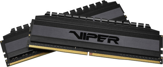 Patriot Viper 4 Blackout 16ГБ DDR4 RAM с 2 модула (2x8GB) и Скорост 3600 за Настолен компютър