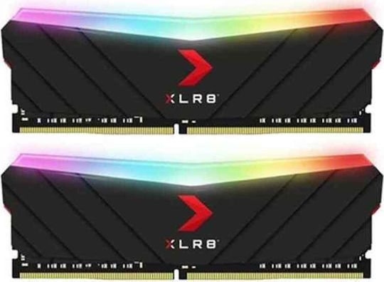 PNY XLR8 DDR4 16GB RAM με 2x8GB Modules και Ταχύτητα 3200 για Desktop