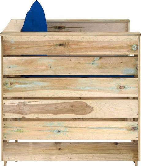 Garten- und Outdoor-Möbelsets für kleinen Raum 2 Stück Grün mit Kissen