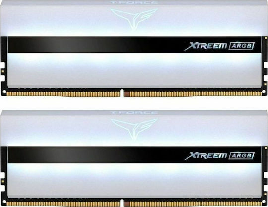 TeamGroup T-Force Xtreem ARGB White 32GB DDR4 RAM cu 2 module