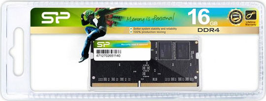 Silicon Power 16GB DDR4 RAM mit Geschwindigkeit 2666 für Laptop