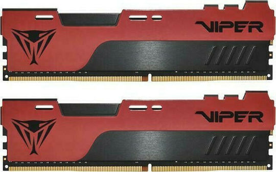 Patriot Viper Elite ΙΙ 32GB DDR4 RAM with 2 Modules (2x16GB) and 3600 Speed for Desktop