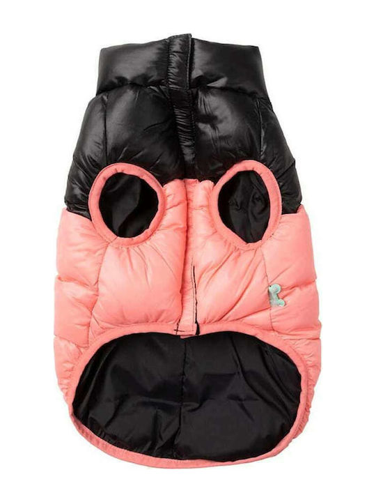 Fuzzyard Harlem Puffer Μπουφάν Σκύλου Ροζ με Μήκος Ράχης 26 εκ.