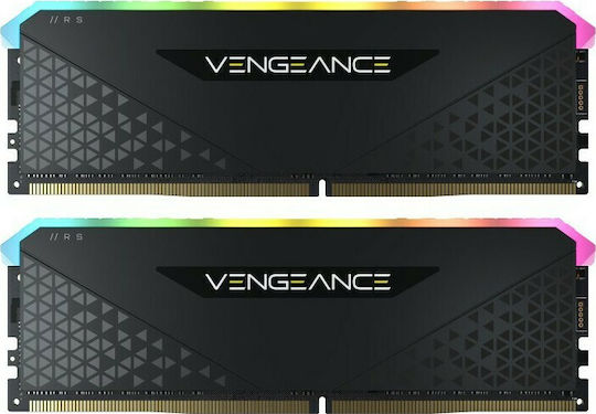 Corsair Vengeance RGB RS 16GB DDR4 RAM cu 2 module (2x8GB) și