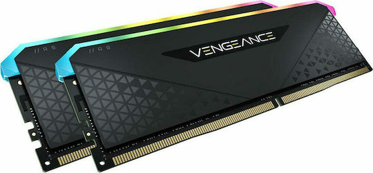 Corsair Vengeance RGB RS DDR4 32GB RAM με 2x16GB Modules και Ταχύτητα 3600 για Desktop
