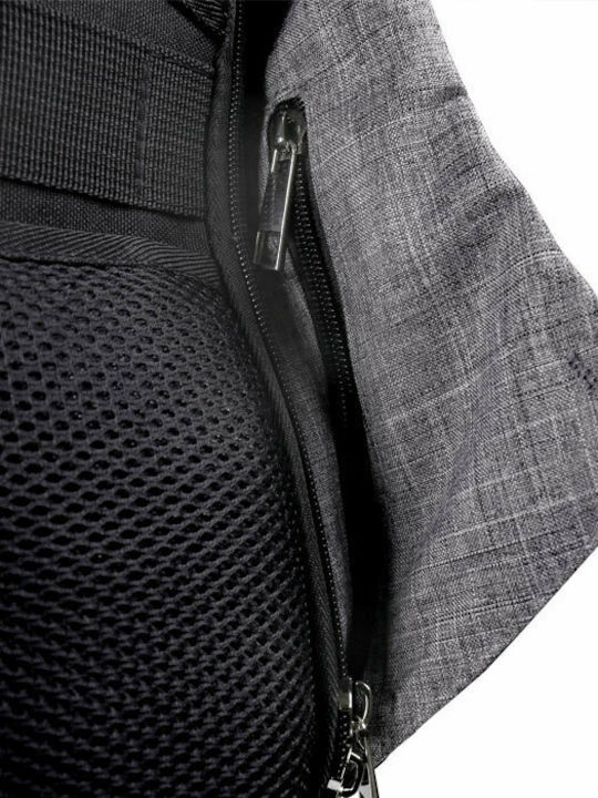 NOD CitySafe Waterproof Backpack for Laptop 15.6" with USB Port in Gray Color