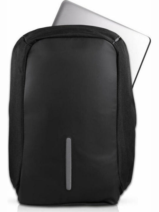 NOD CitySafe Αδιάβροχη Τσάντα Πλάτης για Laptop 15.6" με Θύρα USB σε Μαύρο χρώμα