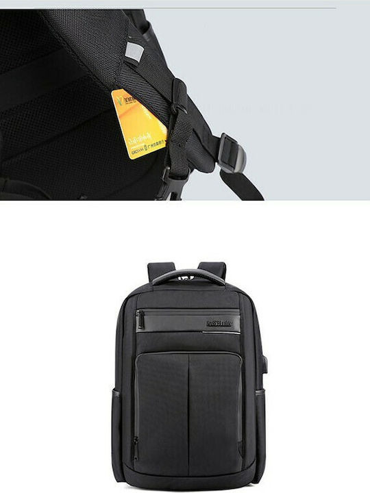 Arctic Hunter B00121C Водоустойчива Раница За Лаптоп 15.6" С USB Порт В Черен Цвят