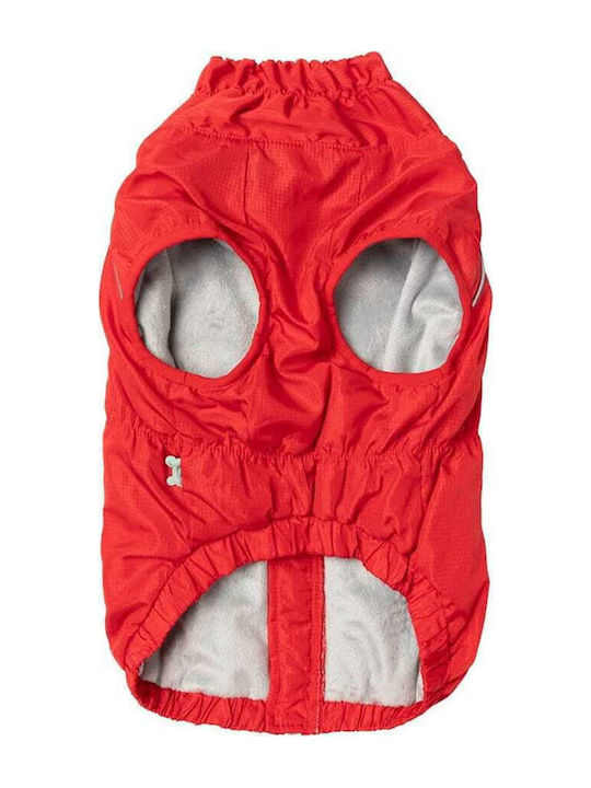 Fuzzyard Space Red Dog Coat with 26cm Back Length