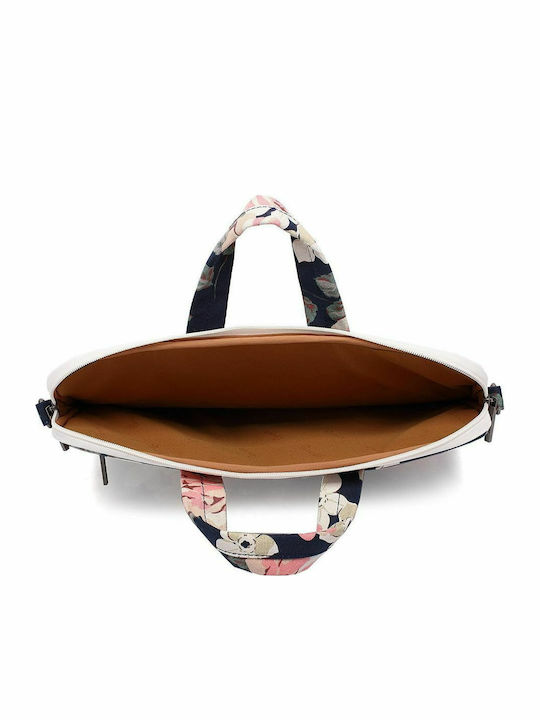 Canvaslife Τσάντα Ώμου / Χειρός για Laptop 14" Navy Rose