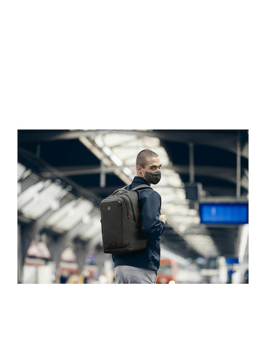 Wenger MX Professional Αδιάβροχη Τσάντα Πλάτης για Laptop 16" Heather Grey