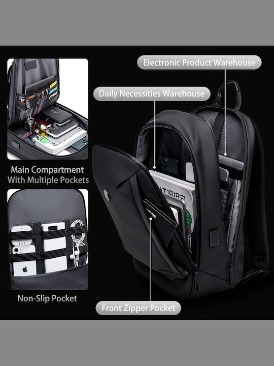 Arctic Hunter B00443 Waterproof Backpack Backpack for 15.6" Laptop Black