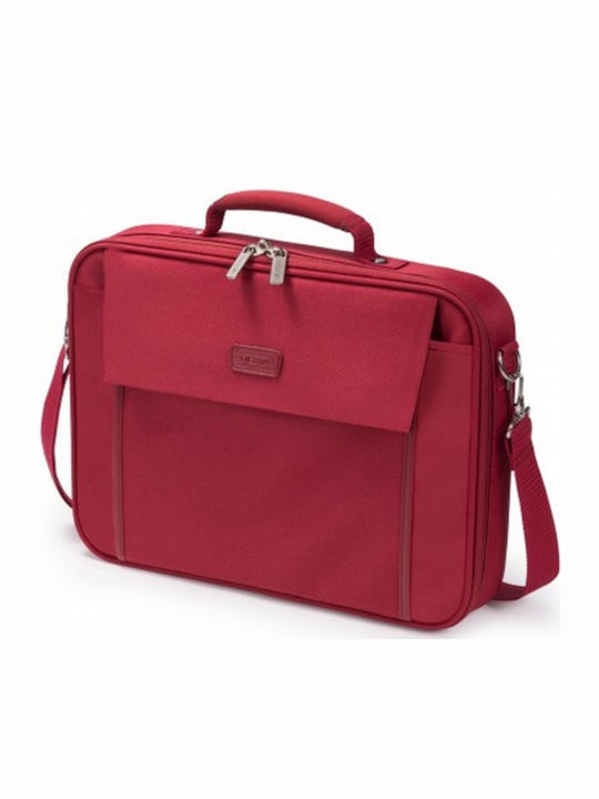 Dicota Multi Base Τσάντα Ώμου / Χειρός για Laptop 17.3" σε Κόκκινο χρώμα