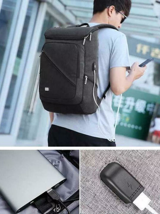 Mark Ryden MR6545 Rucsac Impermeabil Pentru Laptop 15.6" Cu Port USB În Culoare Neagră