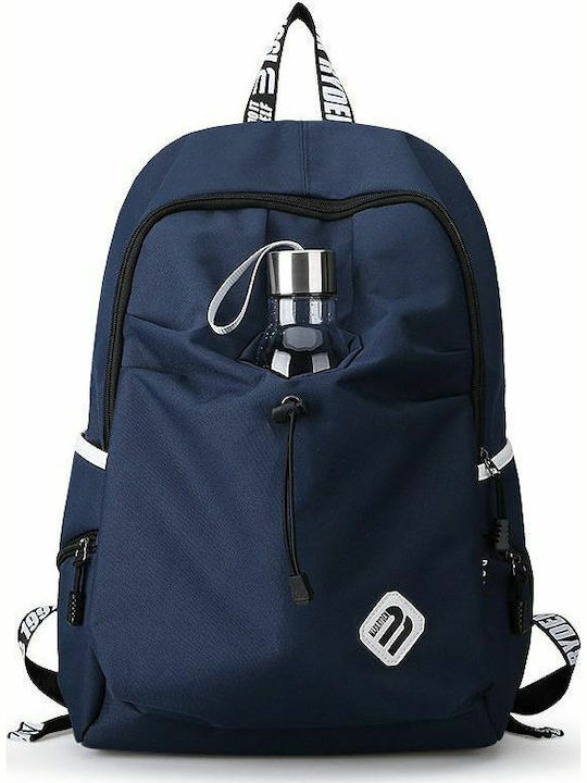 Mark Ryden MR6008 Αδιάβροχη Τσάντα Πλάτης για Laptop 15.6" με Θύρα USB σε Μπλε χρώμα