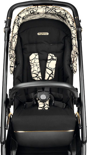 Peg Perego Veloce Ρυθμιζόμενο Καρότσι Μωρού Kατάλληλο για Nεογέννητο Graphic Gold 10.7kg