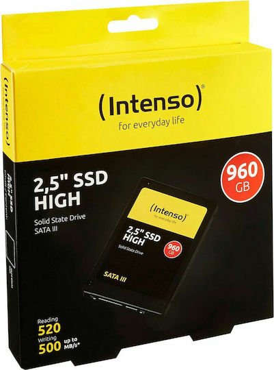Intenso High Performance SSD 960GB 2.5'' Type with SATA III Connection 3813460
